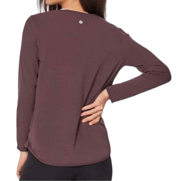 Lululemon Black Cherry Freedom Wrap - EUC - Picture 2 of 4